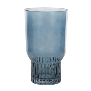 Marcie Glass Vase 15.5x26.5cm Navy