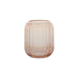 Lonnie Glass Vase 17x20cm Rose