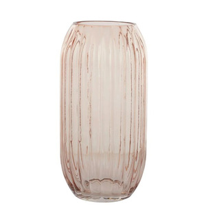 Lonnie Glass Vase 15x30cm Rose