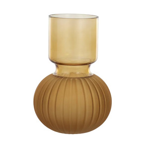 Calloway Glass Vase 18x26cm Amber
