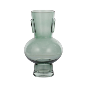 Bergen Glass Vase 13x22cm Steel Blue
