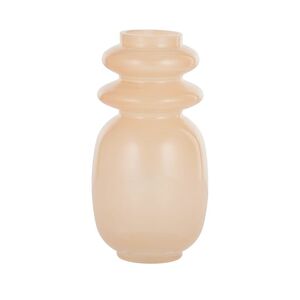 Elin Glass Vase 10.5x20.5cm Milky Peach