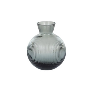 Thornton Glass Vase 10x12cm Charcoal