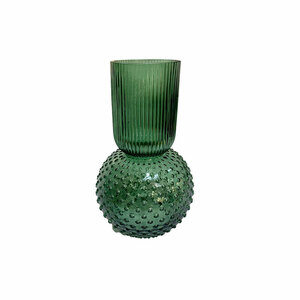 Odette Glass Vase 15.5x25cm Emerald