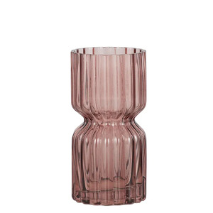 Arabella Glass Vase 10x20cm Nutmeg