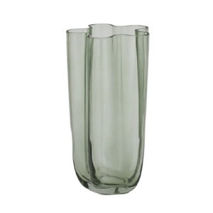 Miranda Glass Vase 15x31cm Mint - BULK ITEM