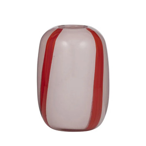 Corbyn Glass Vase 12x16.5cm Pink/Coral