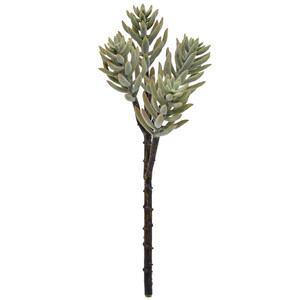 12x31cm 3 Head Jade Succulent Stem-3ass