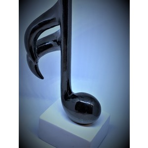 Black resin note decor A Single Note