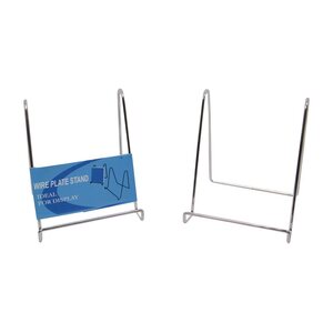 12cm Silver Wire Plate Stand Easel