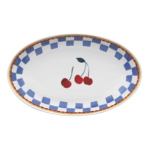 Valentina Oval Serve Platter 32cm - Cherry