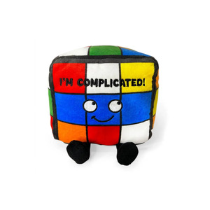 I'm Complicated! Plush Rubiks Cube