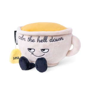 Calm The Hell Down Plush Teacup