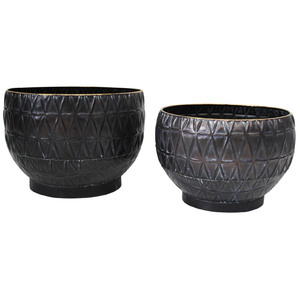 Metal Lucia Planter S/2 - Sizes sold separately