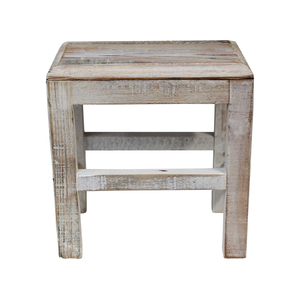 White Wash Bench 25cm - CLICK & COLLECT ONLY