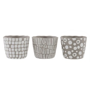 Bisque Tealight Holder 3 Ass