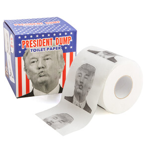 Donald trump toilet paper president dump