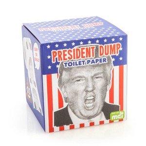 Toilet paper president dump