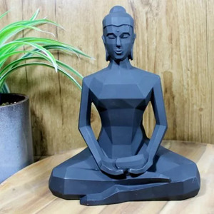 Buddah Black 19x22cm