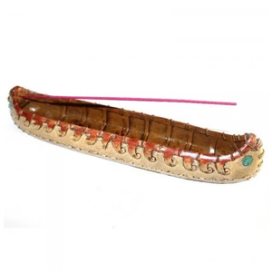 Indian Canoe incense holder 23cm