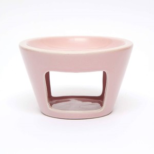 Pink Ceramic Oil Burner 15x9cm - pink