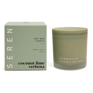 Coloured Core TW 300g Candle-Coconut Lime