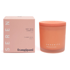 Coloured Core TW 300g Candle-Frangipani