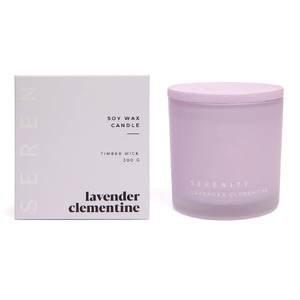 Coloured Core Candle-Lavender Clementine