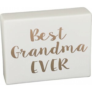 Ceramic Sign Best Grandma
