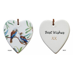 Hang Heart Kookaburra Best Wishes