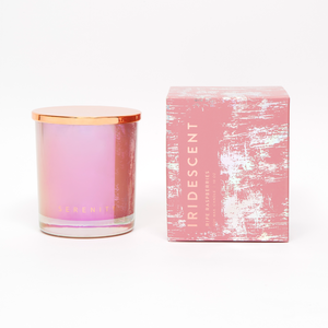 Iridescent 10oz jar candle - Ripe Rasberries