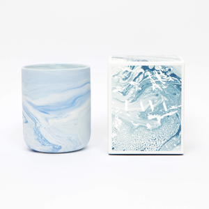 Lava 4oz ceramic jar - Sea Salt & Rose Soy Candle