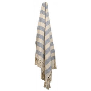 130x170cm cotton awning stripe throw rug