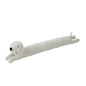 Boo Boucle Door Snake 10x90x18cm Ivory