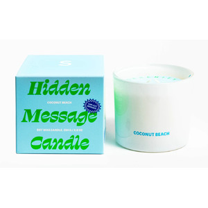 Hidden Message - Coconut Beach 250g Candle