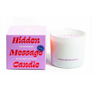 Hidden Message - Plum & Boysenberry 250g Candle