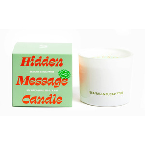 Hidden Message - Sea Salt & Eucalyptus 250g Candle