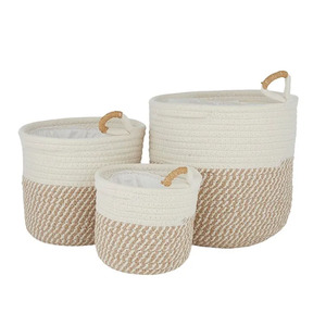 Demi S/3 Cot Basket/Planters 22x20cm Nat - Sizes sold separately