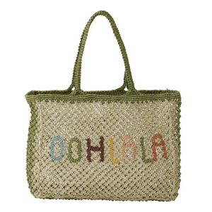 Ooh La La Jute Tote Bag 40x10x33cm