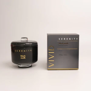 Vivid Black Oudh 230g Candle
