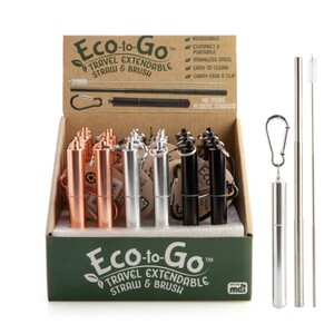 Eco-to-Go Extendable Straw & Brush Travel Kit