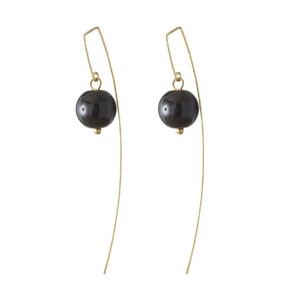 FA Sloane Earring 1.5x7cm Bla