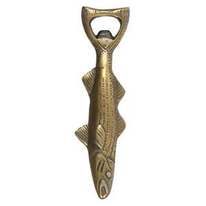 Freddie Metal Bottle Opener 17x5cm Gold