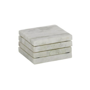 Neo S/4 Square Marble Coaster 10cm Green