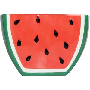 Watermelon Planter Pink Green Lg 19cm