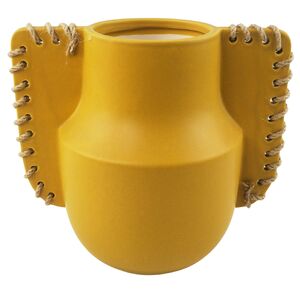 Ainsley Vase Mustard Med 23cm 