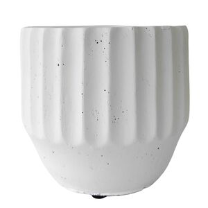 Aylin Planter White Med 14cm