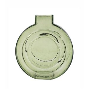 Tommy Round Glass Vase Sage Sm 16.5cm