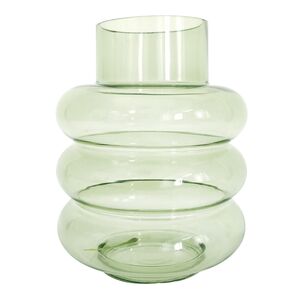 Tommy Ring Glass Vase Sage Med 22cm