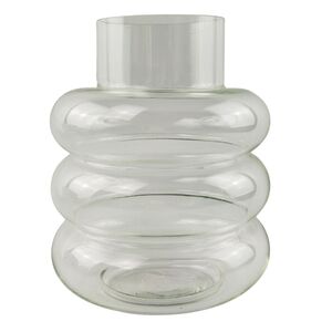 Tommy Ring Glass Vase Clear Med 22cm